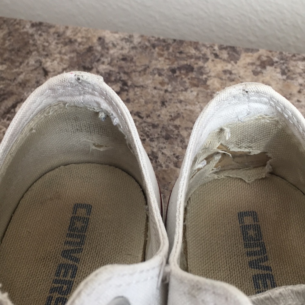 White Converse - Picture 7 of 10